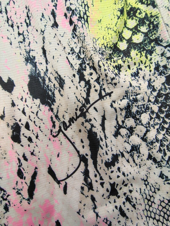 Jamie Sadock SunSense Women's Cobra Print 1/4 Zip Golf Pullover Shirt Medium - Image 2 of 4