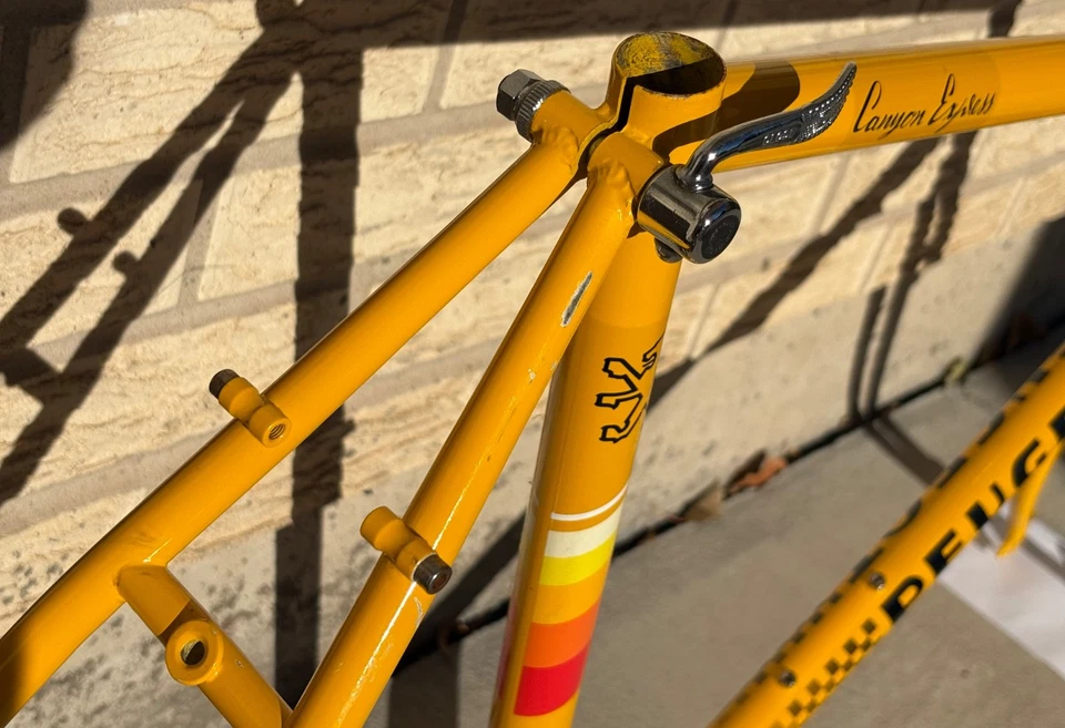 Peugeot Canyon Express 1988 bicicleta de montaña Trimoly cuadro de bicicleta horquilla 20 1/2 Foto 4 de 4