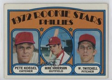 1972 Topps 1972 Rookie Stars Pete Koegel Mike Anderson Wayne Twitchell #14 0z0n
