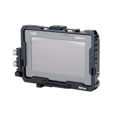 Nitze Monitor Cage for Blackmagic Video Assist 5'' 12G / 3G, with HDMI and USB...