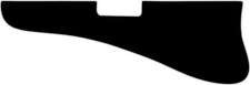 WD Custom Pickguard For Left Hand Gibson 1956-1969 ES-125 T #01T Black Thin