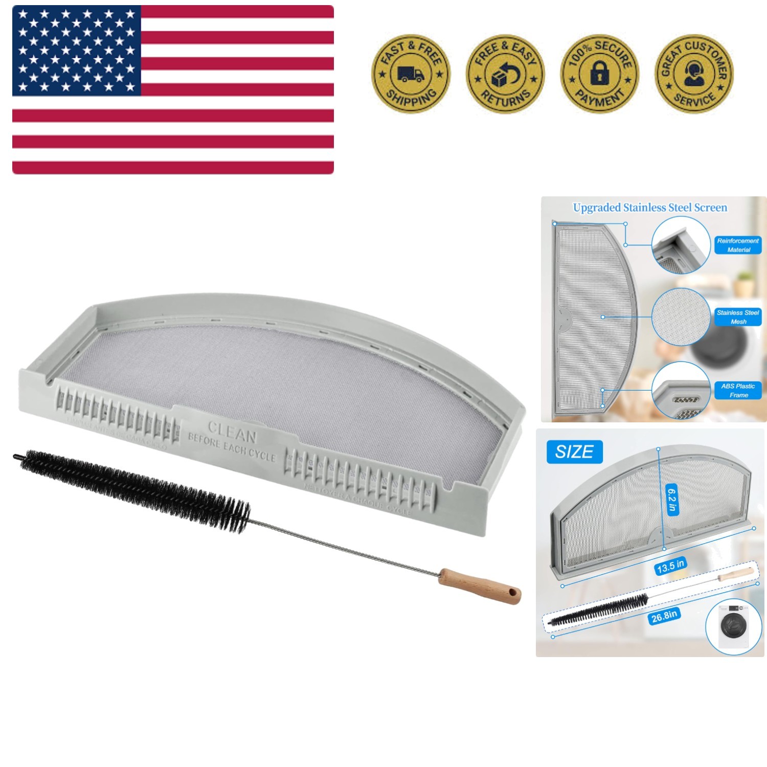 Replacement For Ge Dryer, Ps1176...