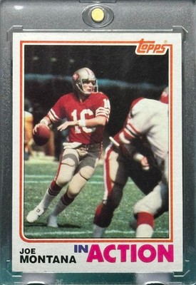 JOE MONTANA VINTAGE ACTION SHOT CLASSIC SP Non Auto SPORTS CARD   49ERS MINT