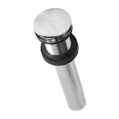 Native Trails DR130-CH 1.5'' Push to Seal Dome Drain Chrome