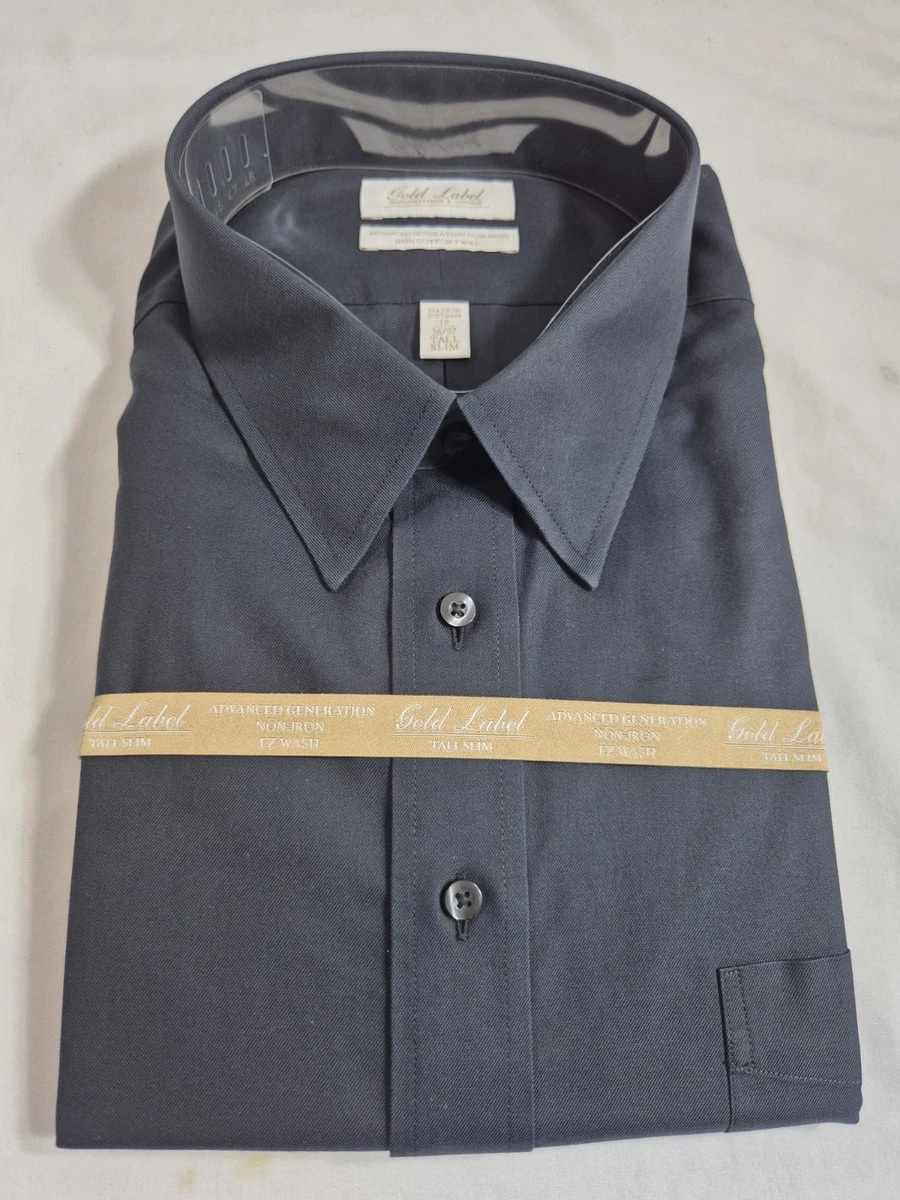 Slim 100% Cotton Big & Tall Dress Shirts for Men for sale | eBay