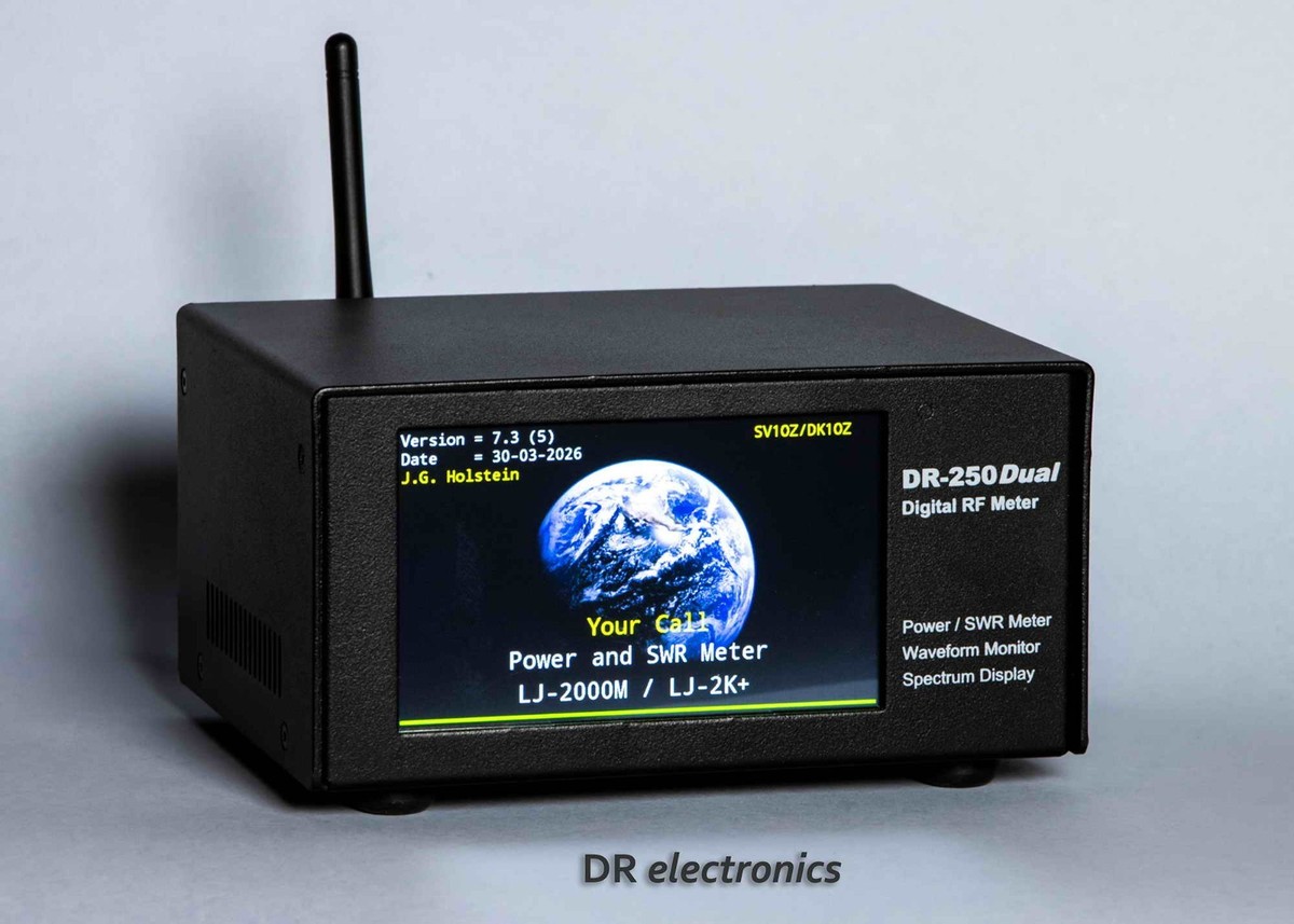 DRelectronics DR-250Dual - DIGITAL SWR/Power /Scope Meter HF /6M