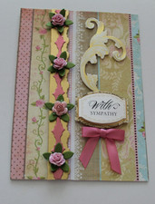 Anna Griffin "With Sympathy" Handmade Layered Card