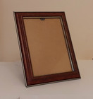 Vintage 7" x 5" Wood Affect Moulded PVC Photo/Picture Frame, Glazed, 1960/70's