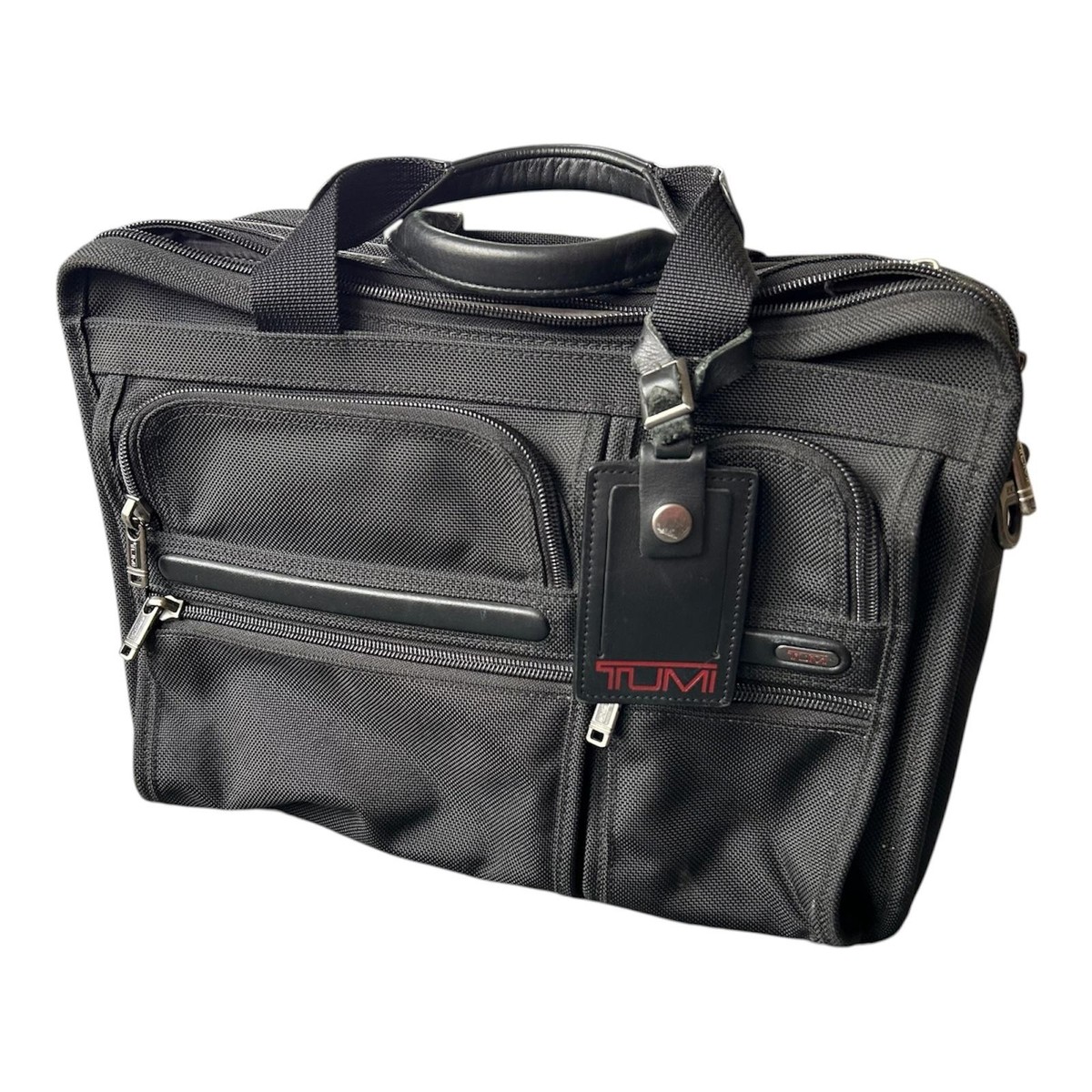 Tumi Laptop Bag Alpha Expandable Organizer Brief 26141D4 Black