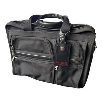 Tumi Laptop Bag Alpha Expandable Organizer Brief 26141D4 Black