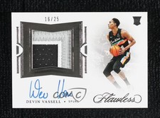 2020-21 Panini Flawless 16/25 Devin Vassell #FPA-VAS RPA Rookie Patch Auto RC