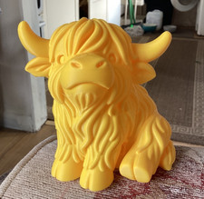 LATEX MOULD HIGHLAND COW  TO MAKE  YOUR OWN CASTINGS