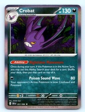 Crobat 051/086 ~ Holo English Near Mint