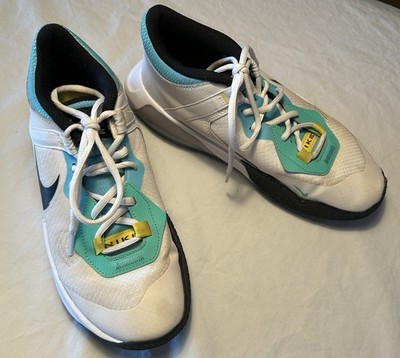 Nike Air Zoom Crossover GS Basketball Shoes Kids Size 6Y Sneakers White Teal