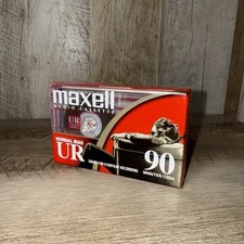 Maxell UR-60 Normal Bias Audio Cassette Tapes 60 min NEW Sealed Single