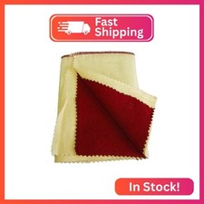 Jewelry Polishing Cloth 12"x12" Double Side Jeweler Silver Gold Rouge