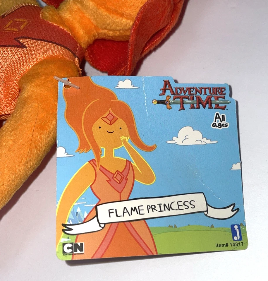 Muñeca de peluche Adventure Time Jazwares 12" Flame Princess nueva con etiquetas leer descripción Foto 4 de 4
