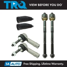 TRQ Front Inner & Outer Tie Rods Fits 2011-2017 Ford Explorer 13-15 Lincoln MKT