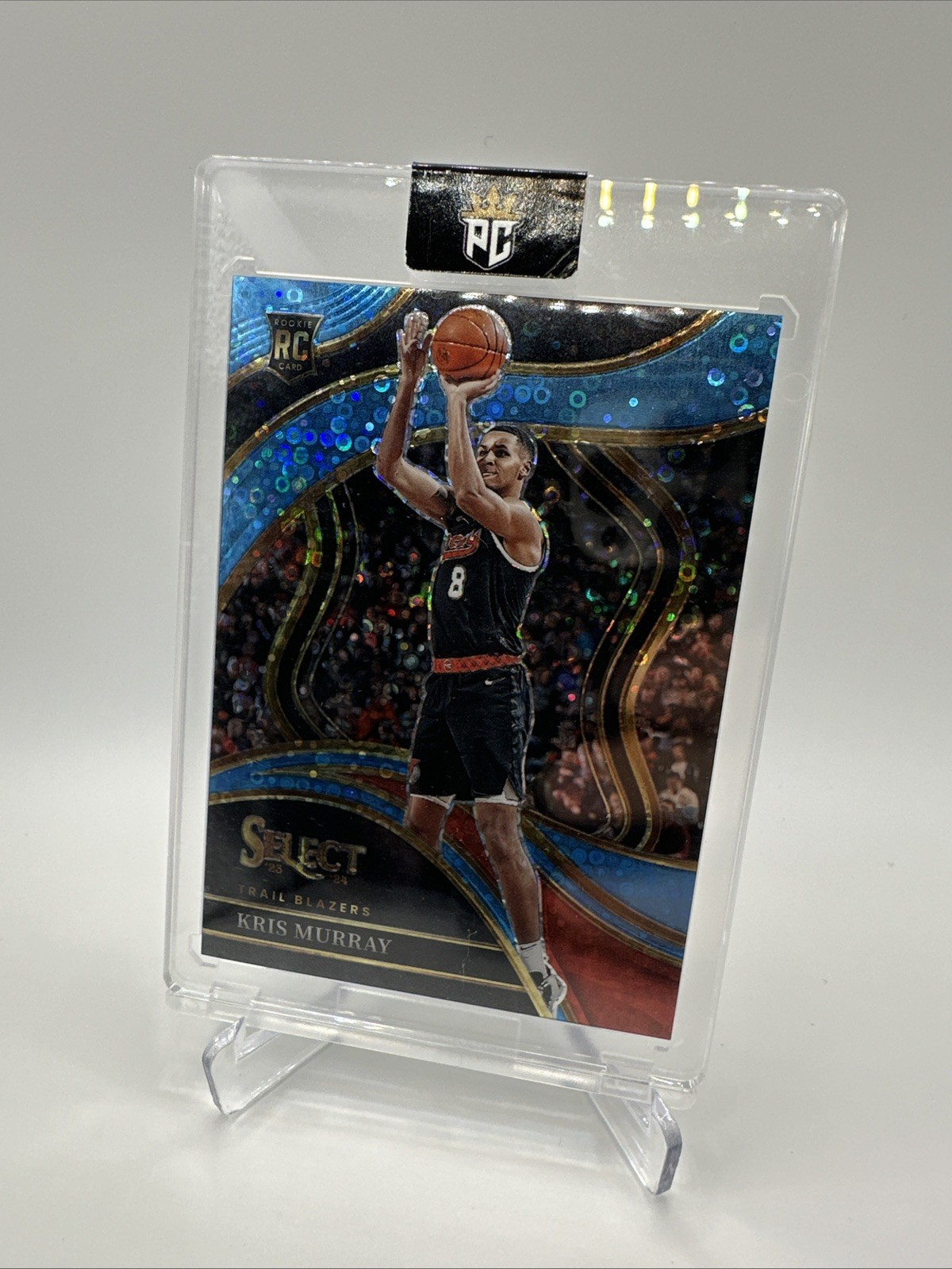 2023-24 Panini Select #277 Kris Murray Courtside Light Blue Disco #/99 RC