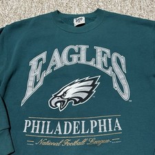 Vintage 96 Lee Sport NFL Philadelphia Eagles Sweatshirt Mens L Fits Bigger USA