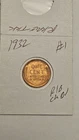 wheat penny 1932 NICE R/B CH BU LINCOLN CENT 1932-P LOT #1  RED CH UNC