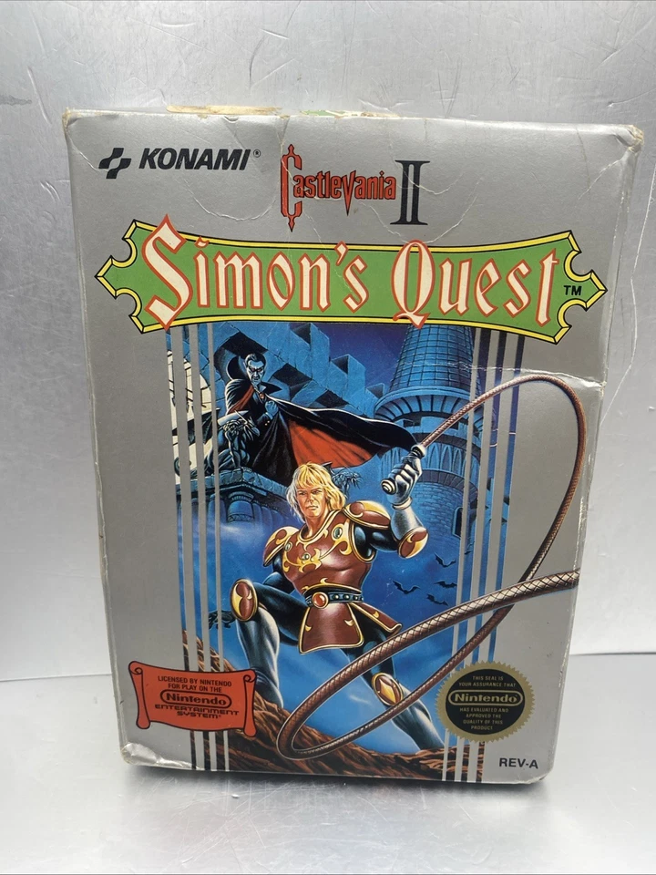 Castlevania II: Simon's Quest Nintendo Entertainment System NES Cartridge & Box - Image 2 of 4