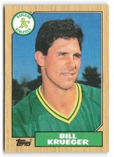 1987 Topps #238 Bill Krueger Oakland Athletics