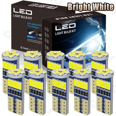 Gauge Cluster LED Dashboard Bulbs White For Ford E-250 Econoline 1998-2002