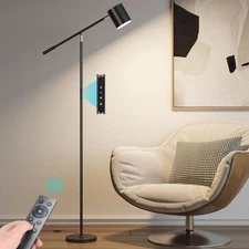 Floor Lamps for Living Room, Modern Stepless Dimmable Standing Lamp with Remo...