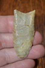 Fine Edward Chert Paleo Fluted Clovis Miller Co, Arkansas 2.1/8 x 1 Great Form