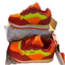 NEW FILA Kid's Cress Color Block Sneaker Shoe 3RM01970-693 Size 8 Infants