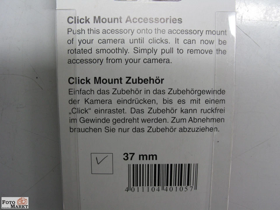 Soligor Tricklens 6x Cross 37mm Click Mount Effect Filter Grid Filter - Image 2 of 2