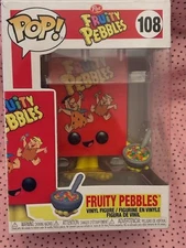 Funko Pop!: Cereal Box Fruity Pebbles #108 Vinyl Figure New In Box 