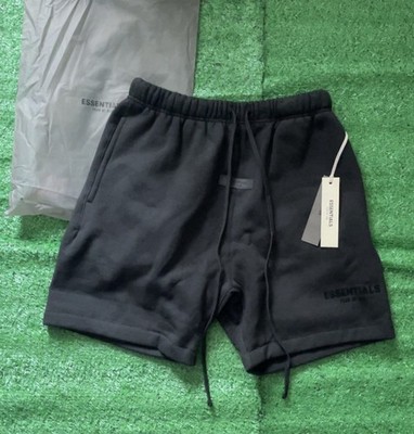 ESSENTIALS Fear of God Men's Black Shorts
