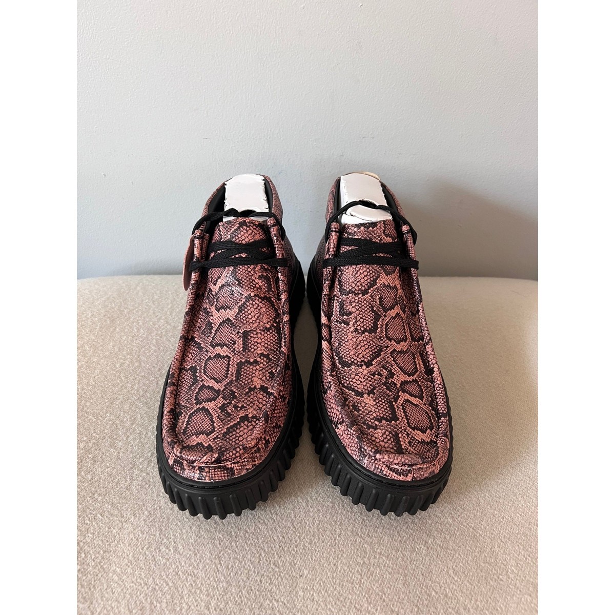 Martine Rose x Clarks Cur Torhill Hi - Size 11 - Rose Snake - NEW