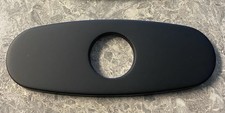 Matte Black Faucet Deck Plate