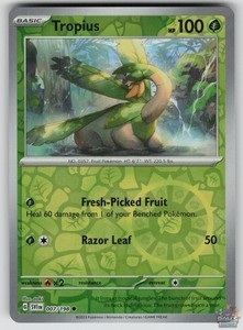 Tropius 007/198 Reverse Holo Scarlet & Violet Base Set