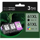61XL Ink Cartridge replacement for HP Deskjet 2512 2514 2540 1000 1010 1050