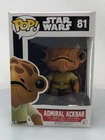 Funko POP! Star Wars The Force Awakens Admiral Ackbar #81 Vinyl Figure NOT MINT