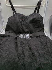 LANE BRYANT BLACK STRAPLESS Optional EVENING PARTY COCKTAIL DRESS Size 18