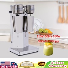 Commercial Milkshake Maker Mixers Double-Head Electric Milk Shakers 800ml 180W