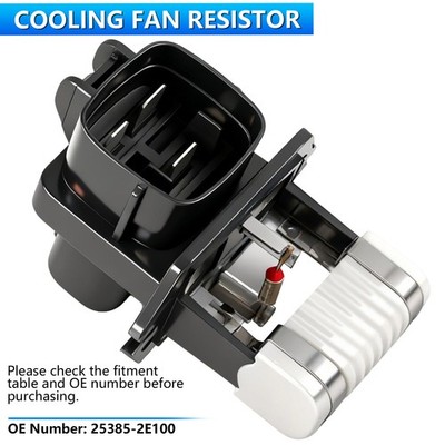 253852E100 Engine Radiator Cooling Fan Resistor For Hyundai Sonata Kia 2011-2013