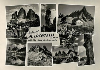 Tre Cime Di Lavaredo Rufugio A. Locatelli Dolomiti Berghuette Drei Zinnen Dolomi