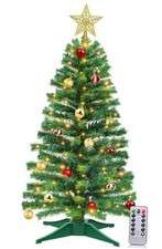 Remote Control 8 Modes 3 Ft Christmas Tree with Lights Timer 15 DIY Ball Green