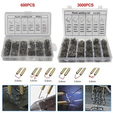 3000 Hot Stapler Gun Staples Plastic Repair Car Bumper Fender Welder Machine Kit