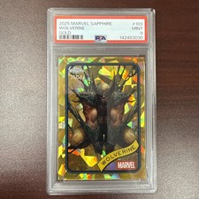 2025 Topps Chrome Marvel Sapphire Wolverine /50 PSA 9