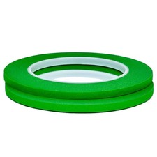 2 Pack 1/4" inch x 60yd Green Painters Tape Easy Removal