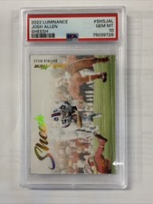 2022 Luminance Josh Allen Sheesh #SHSJAL PSA 10