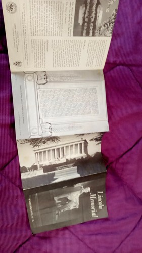 1964 Lincoln Memorial Pamphlet Department of the Interior Washington D. C. - Picture 10 of 10