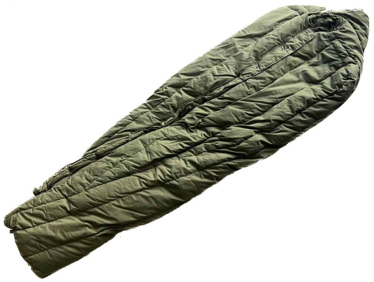 DAMAGED US Military Subzero Sleeping Bag Extreme Cold Weather OD
